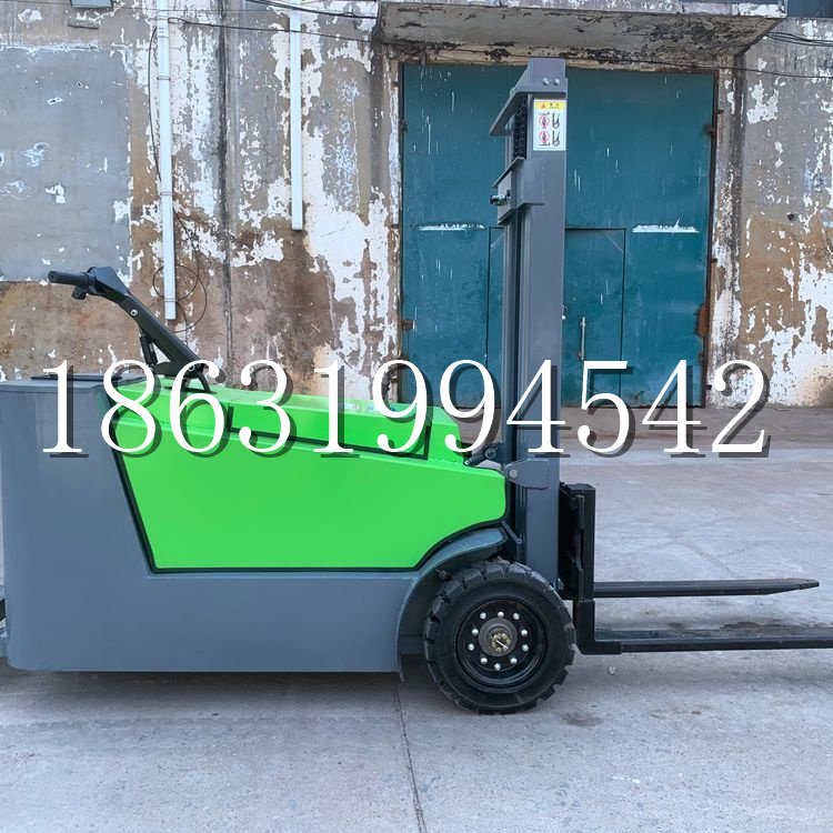 曲麻莱县小型电动叉车1吨2吨步行站驾式电瓶堆高充电装卸车液压升降车铲车